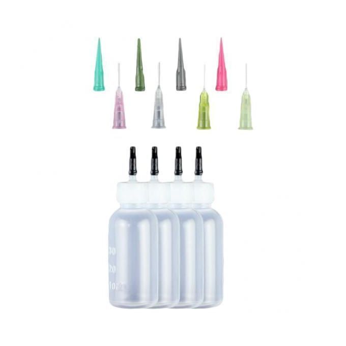 4X Ink   Bottles 8x  Dropper  Tips Sealing Caps