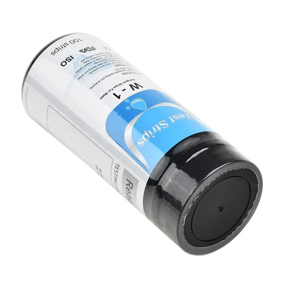 50PCS Water Total Hardness Test Strips Quick And Easy Testing Kit 0-425 PPM New Water Quality Test Strip For Testing Hardness PH