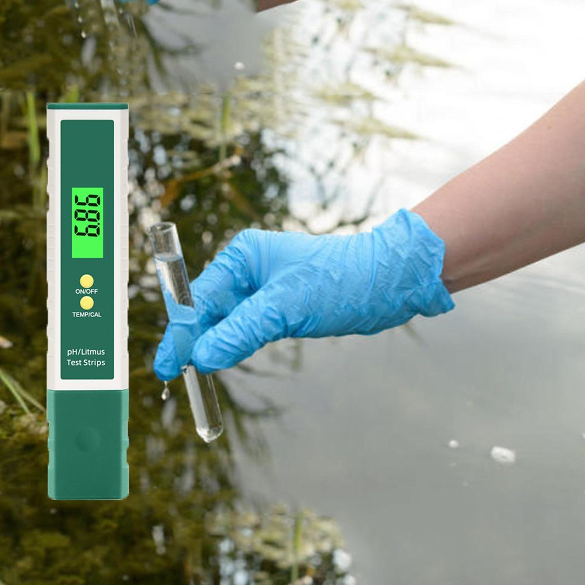 Digital PH Meter PH Tester Water Quality Tester Temperature Function