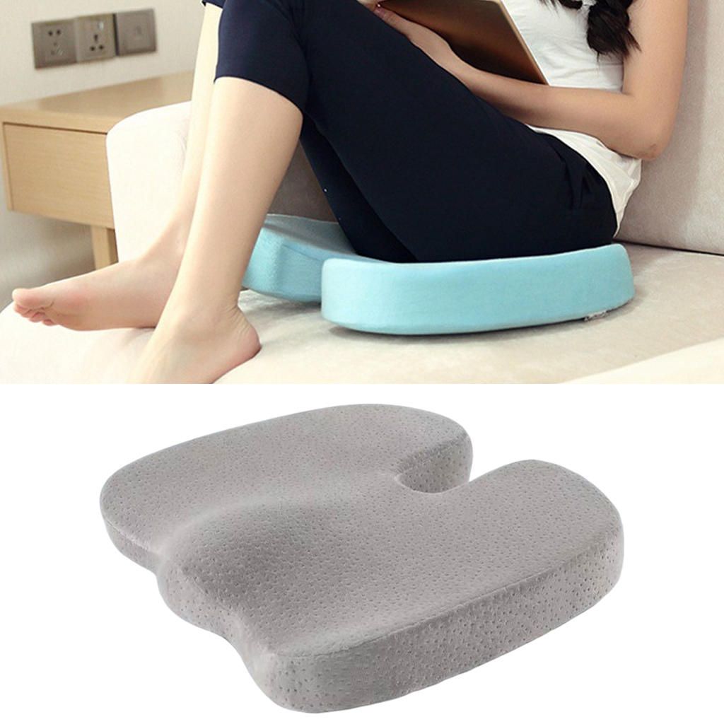 Seat Cushion Pressure Relief Pillow Grey