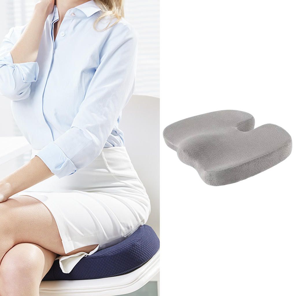 Seat Cushion Pressure Relief Pillow Grey