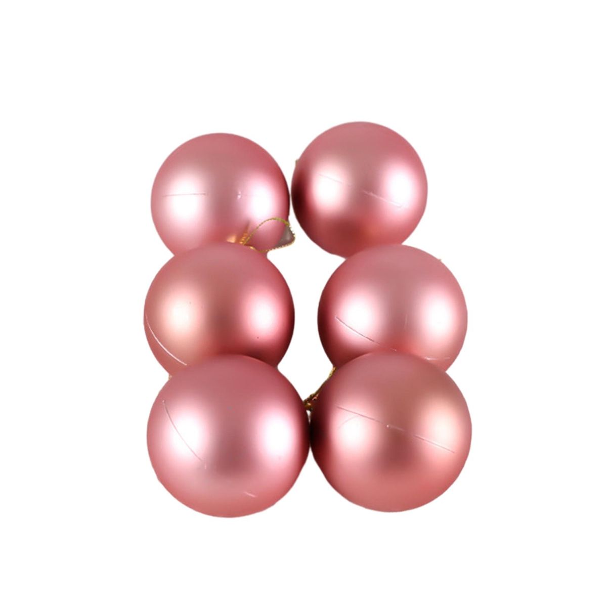 Christmas Decoration Plating Ball Sparkling Holiday for Festive Rose Gold