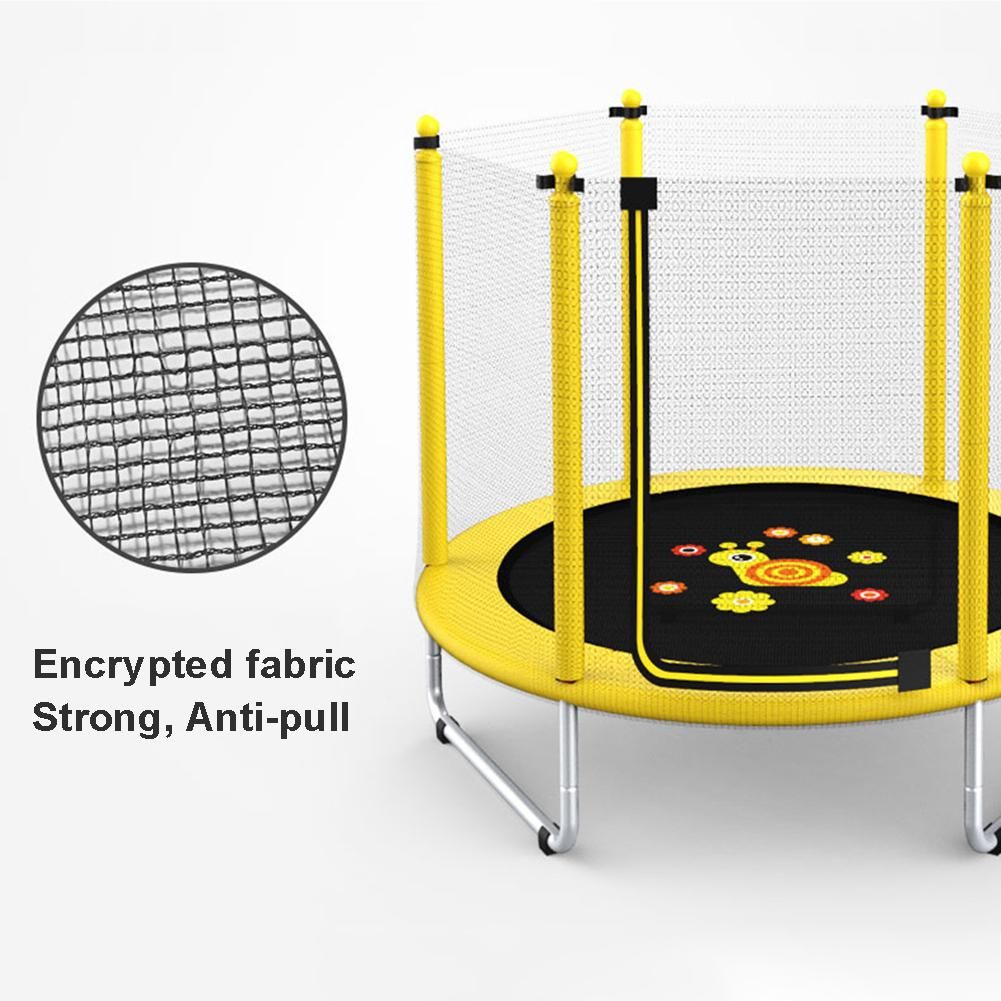 Trampoline Safety Net UV-Resistant Garden Trampoline PE 6-pole Replacement Net-120x90cm Safety Net