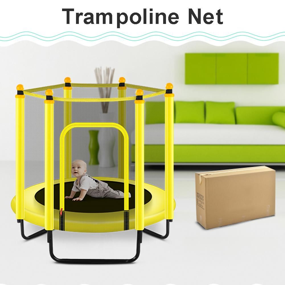Trampoline Safety Net UV-Resistant Garden Trampoline PE 6-pole Replacement Net-120x90cm Safety Net