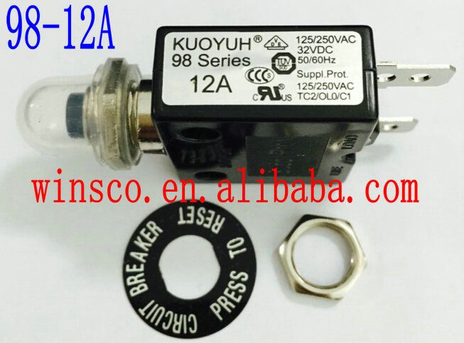 Waterproof NEW CIRCUIT 100% 98 KUOYUH BREAKER Cap 98-12A