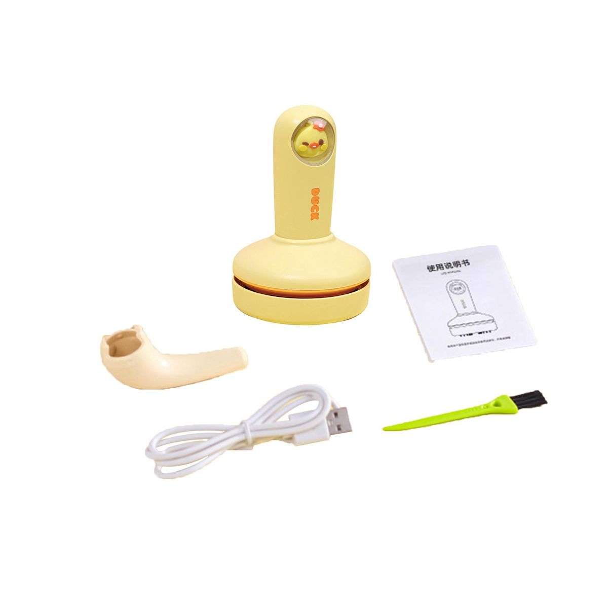 1 Set Mini Vacuum Cleaner Vacuum Cleaner Computer Keyboard Cleaning Tool Yellow