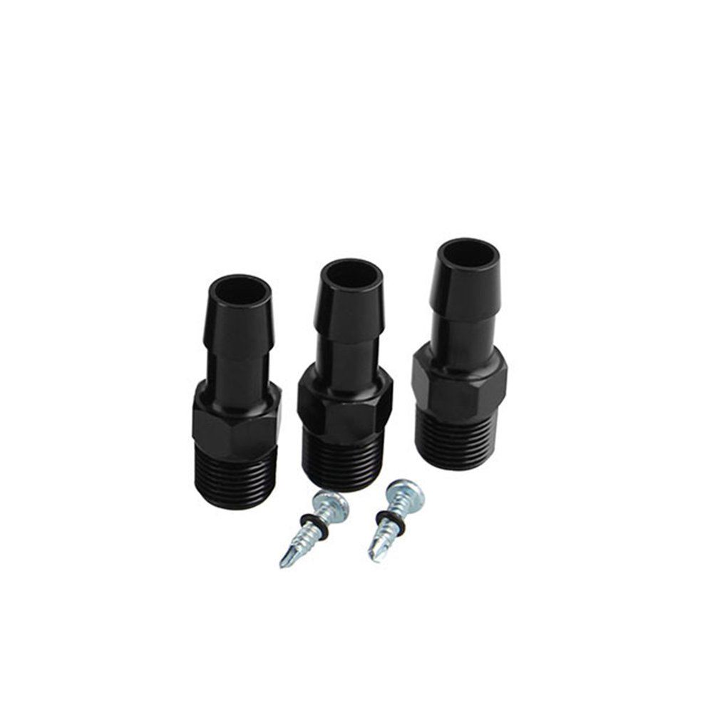 Universal 3 Port Oil Catch Can Tank Compact Baffled Air-Oil