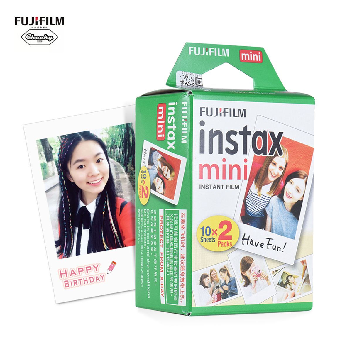 Fujifilm Instax Mini 20 Sheets White Film Photo Paper