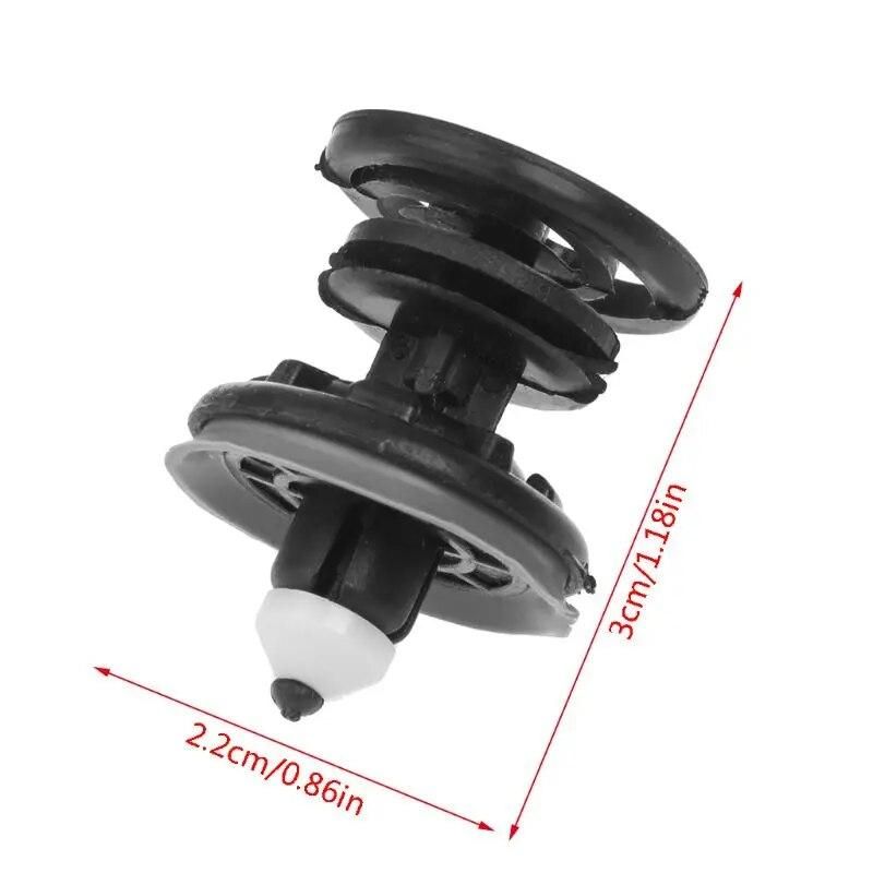10PCS Black Car Interior Door Trim Panel Card Clips For Touran Tiguan Golf Passat Polo A6