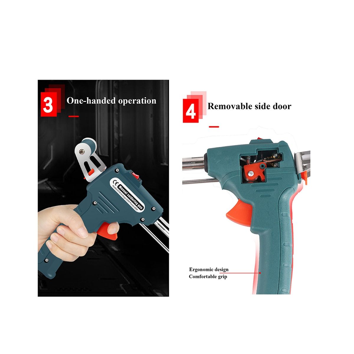 Electric Soldering Iron 60W Hand-Held External Heating Automatically Send Tin Welding Repair Tools US Plug