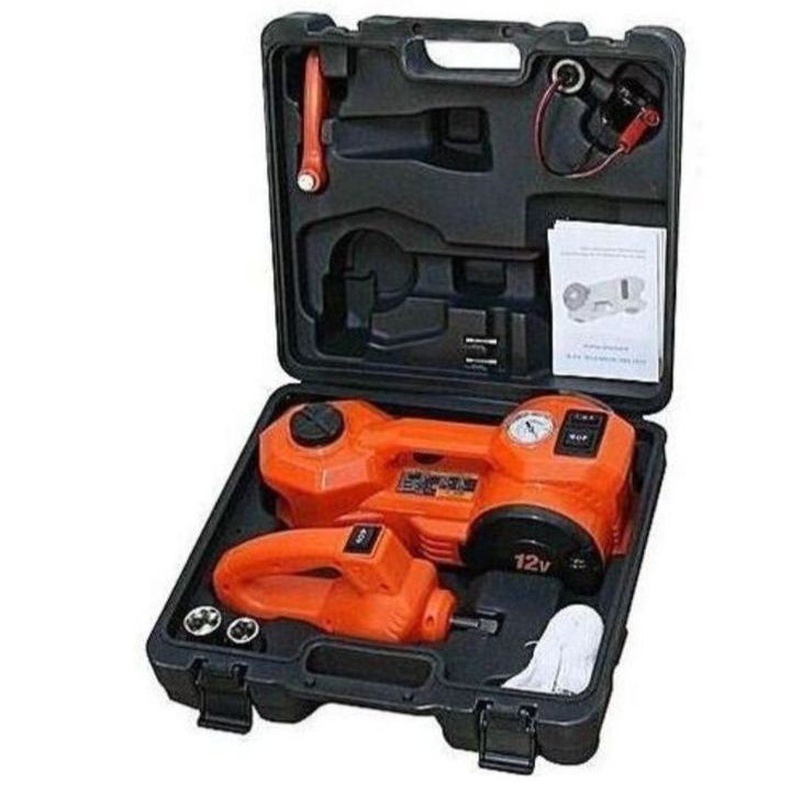 3 In1 Big 7ton Auto Electric Hydraulic Floor Jack Double Motor