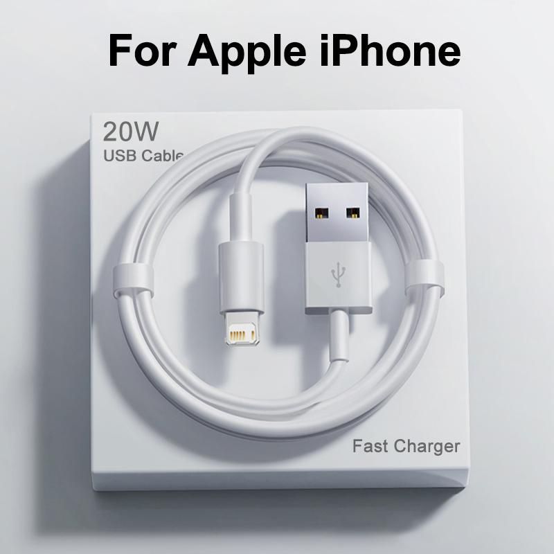 For Apple Original Charger Cable For iPhone 14 13 12 11 Pro Max Mini USB Lightning Fast Charging X XS XR 7 8 6 Plus 5s Data Line