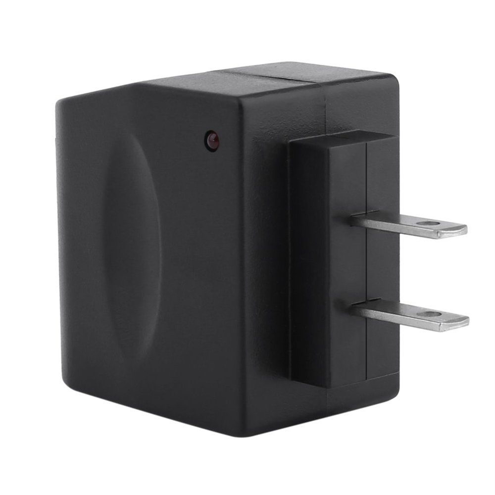 AC 90-240V To 12V DC Car Cigarette Lighter Socket Charger Adapter US Plug Black