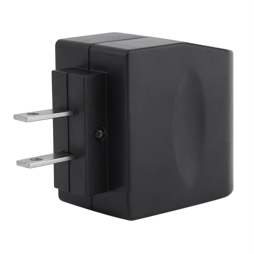 AC 90-240V To 12V DC Car Cigarette Lighter Socket Charger Adapter US Plug Black