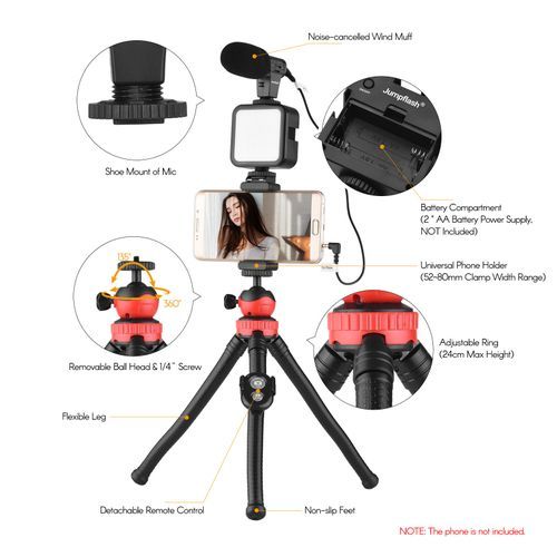 KIT-04LM Vlogging Kit Smartphone Video Rig Kit