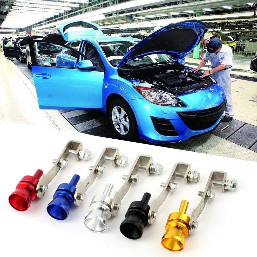 MT  Universal Car Turbo Sound Whistle   Sound Pipe Exhaust Muffler Pipe