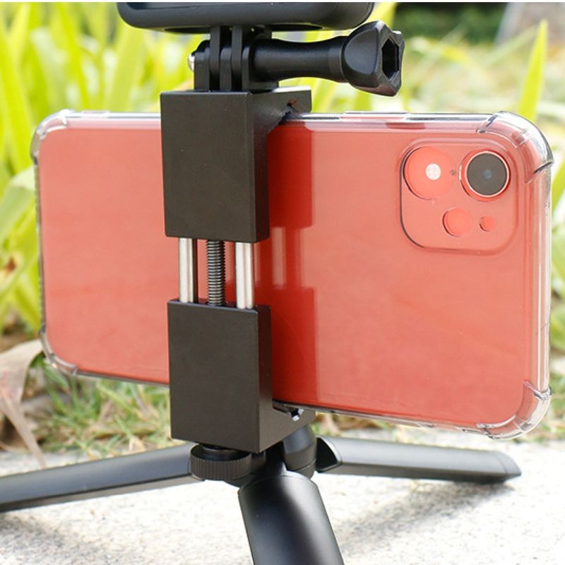 Universal Adjustable Mobile Phone Clip Bracket With 1/4
