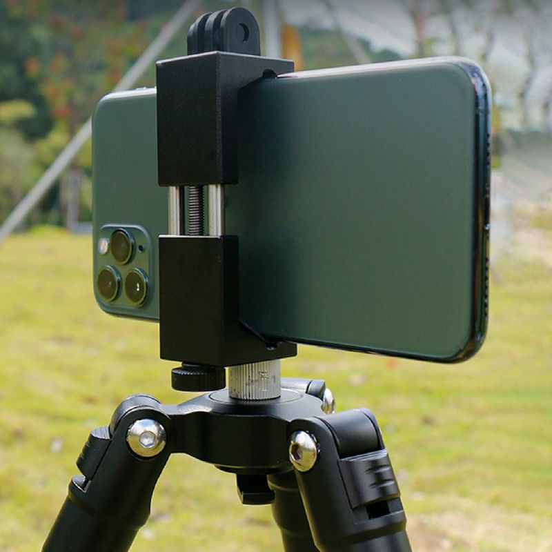 Universal Adjustable Mobile Phone Clip Bracket With 1/4