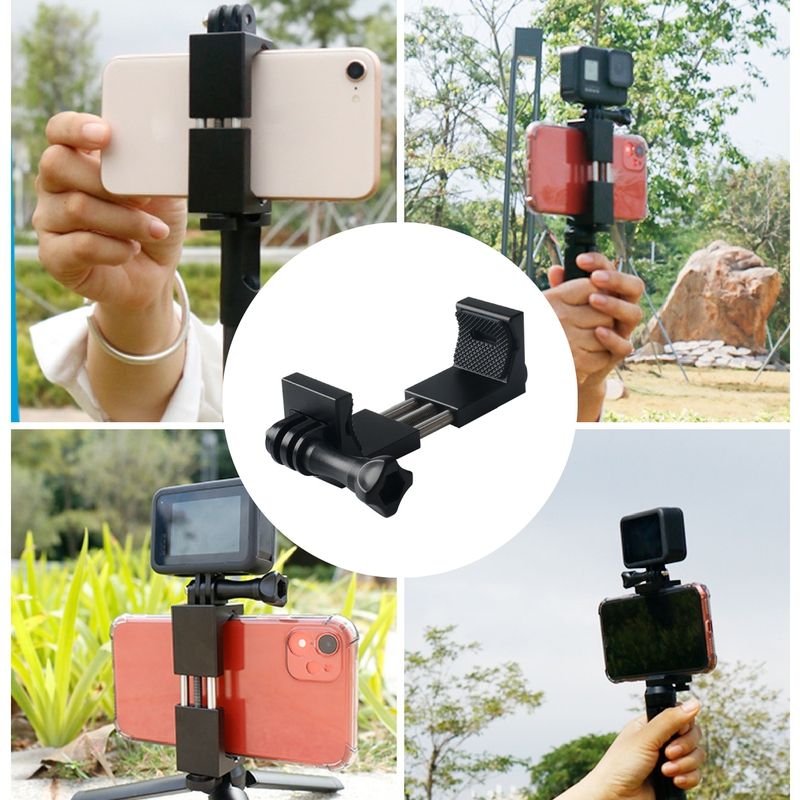 Universal Adjustable Mobile Phone Clip Bracket With 1/4