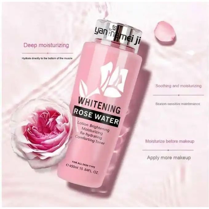 Glowing, Whitening, Brightening Rose Water Toner