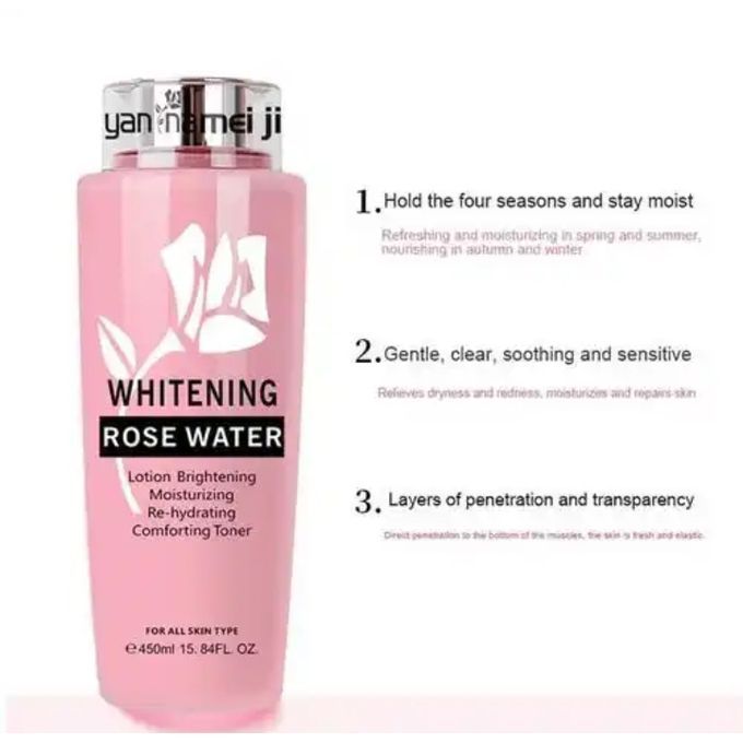 Glowing, Whitening, Brightening Rose Water Toner
