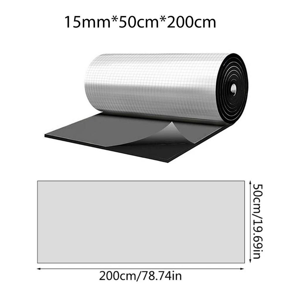 Car Fen-der Engine Heat Sound Deadener Deadening Insulation Mat Moistureproof Waterproof Noise