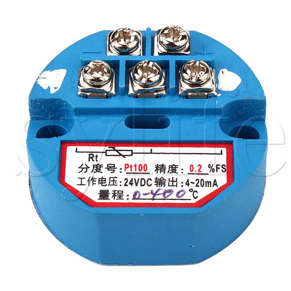 Pt100 Temperature Sensor Transmitter 4-20ma Thermometer
