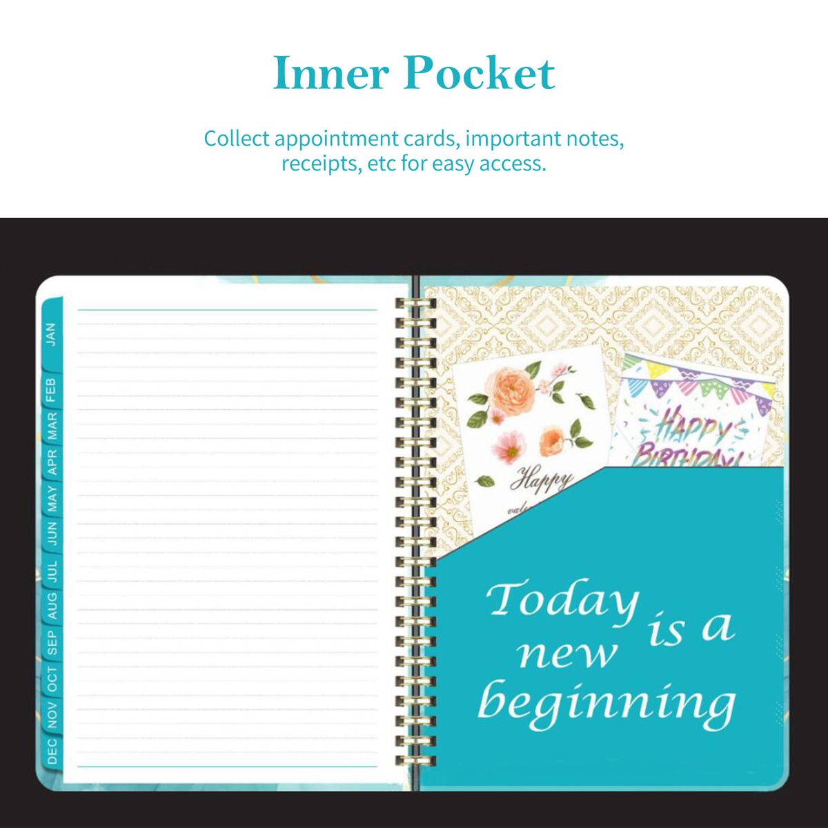 2023 Planner 365 Days Monthly Weekly Planner To Do List A5