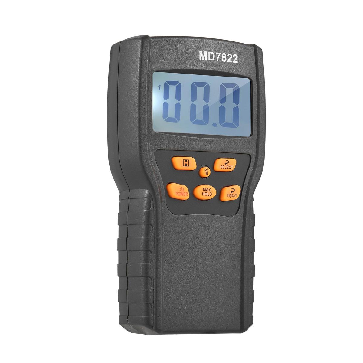 Grain Moisture Meter LCD Digital Wheat Paddy Rice & Corn Meter Grain Moisture Meter Water Content Analyzer -10~60°C Temperature Tester Humidity Tester Measuring 2%~30% Water Content Analyzer with 12-inch Super Long Probe for