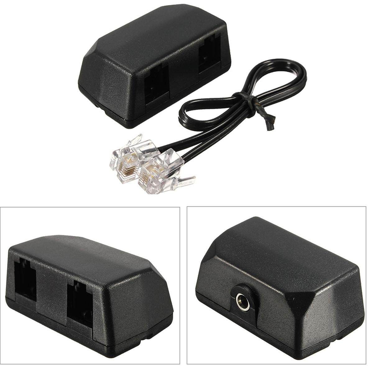 5pcs Black 3.5mm Dictaphone Telephone Recording Adapter For Digital Voice Recorder