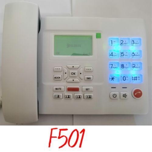LATEST GSM SIMCARD TABLE PHONE WITH KEYPAD BACKUPLIGHT  F501