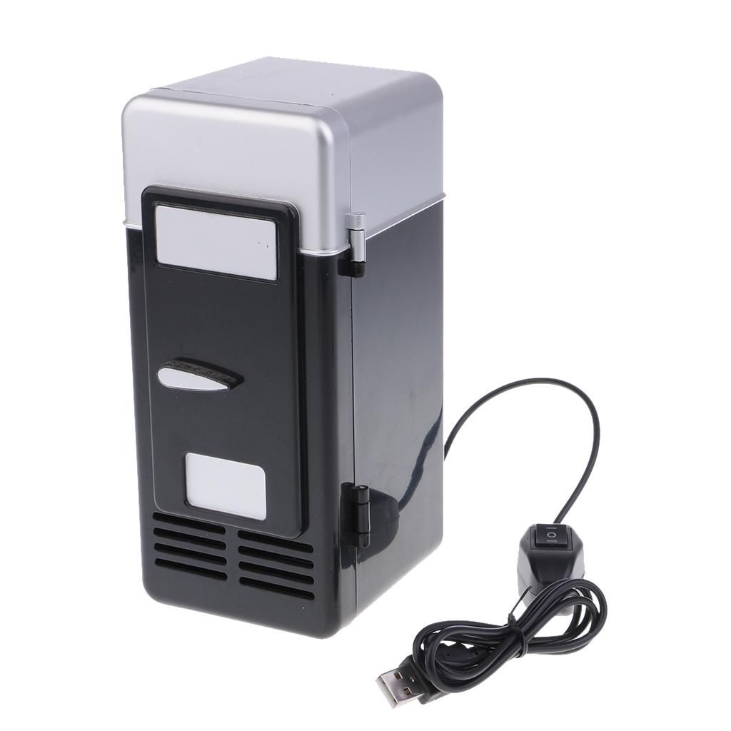 Portable Car Mini Fridge 5v Heat And Cool USB Black