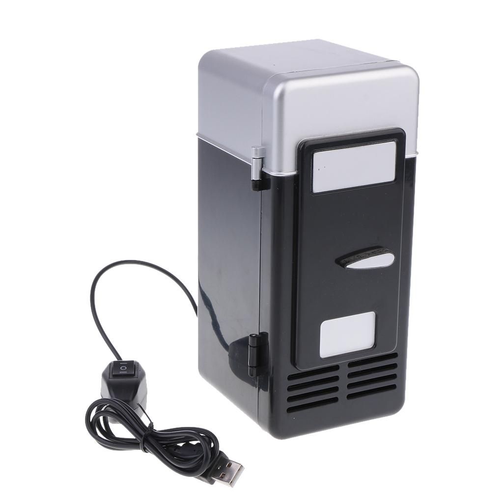 Portable Car Mini Fridge 5v Heat And Cool USB Black