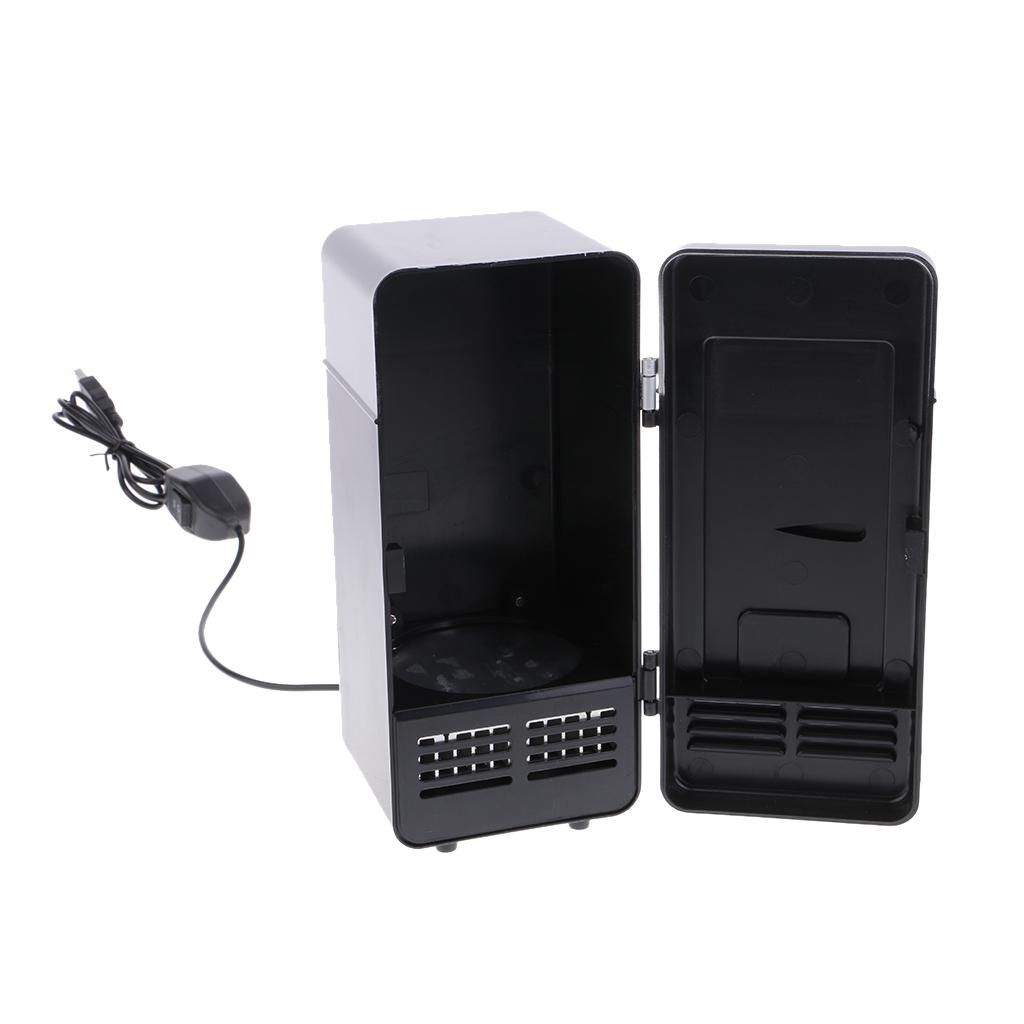 Portable Car Mini Fridge 5v Heat And Cool USB Black