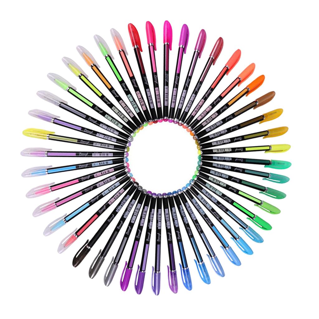 48 Colors  Pens Sparkle Glitter Pen For School Office Drawing