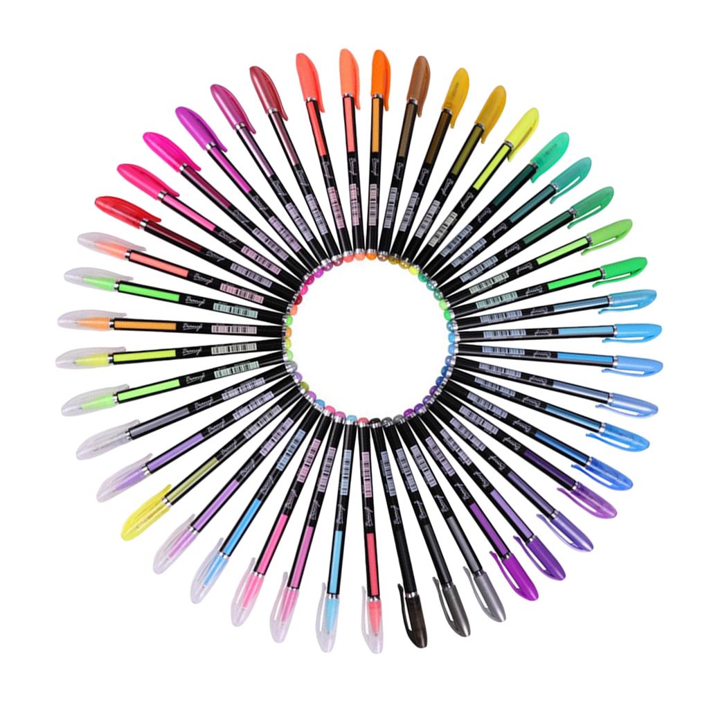 48 Colors  Pens Sparkle Glitter Pen For School Office Drawing