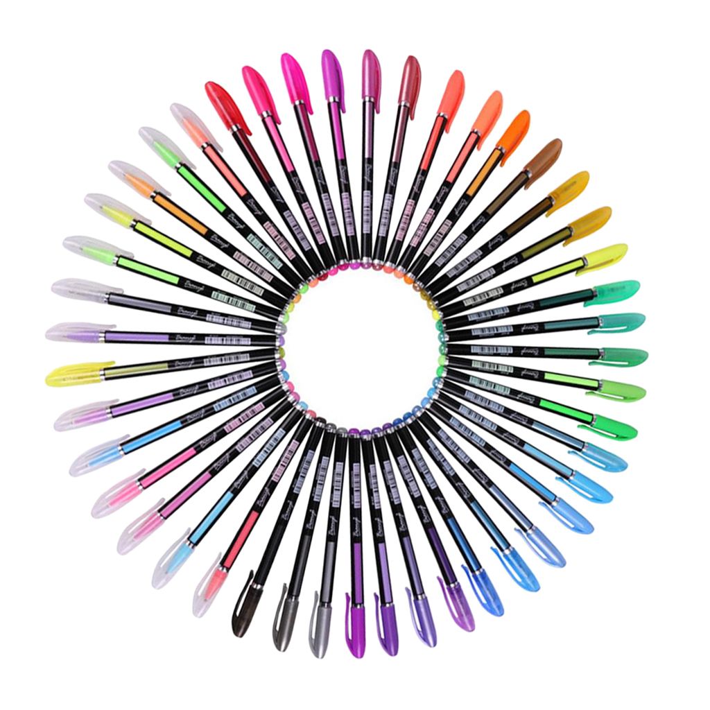 48 Colors  Pens Sparkle Glitter Pen For School Office Drawing
