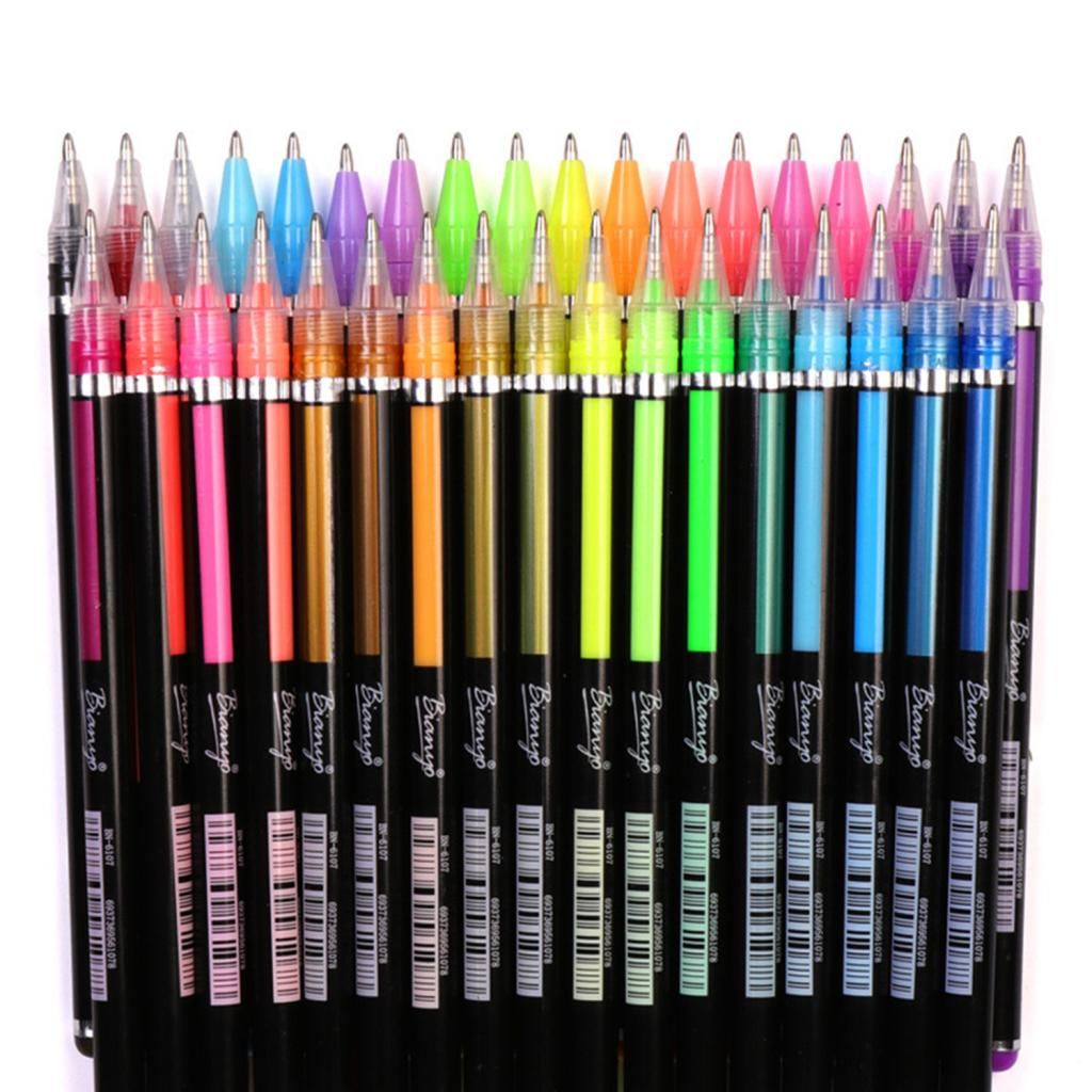 48 Colors  Pens Sparkle Glitter Pen For School Office Drawing