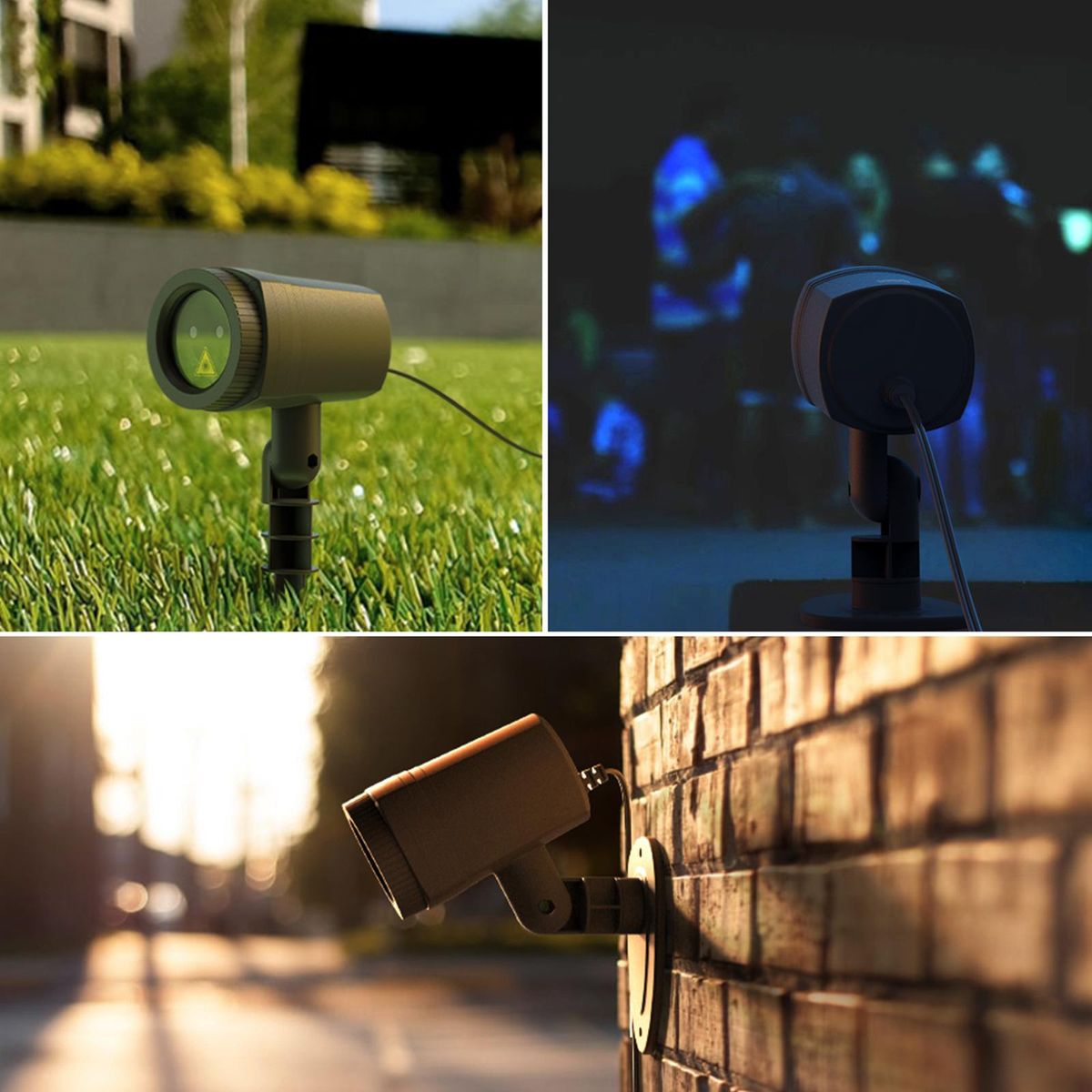 Christmas Projector Light Star Projector Light Sensor 10 Modes IP65 Waterproof Party and Garden Decoration