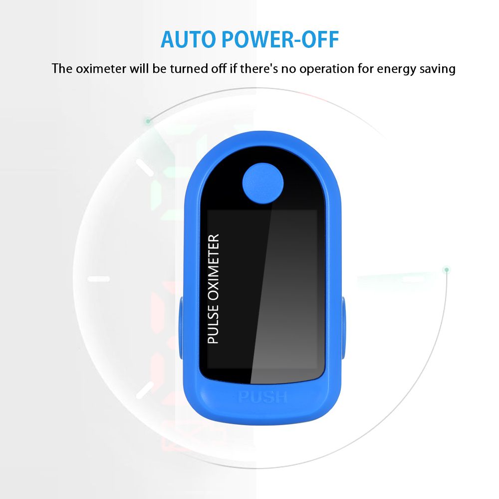 Fingertip Pulse Oximeter Blood Oxygen Saturation Monitor
