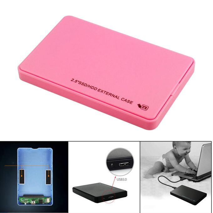 Laptop 4tb External Hard Drive Micro USB HDD Pink