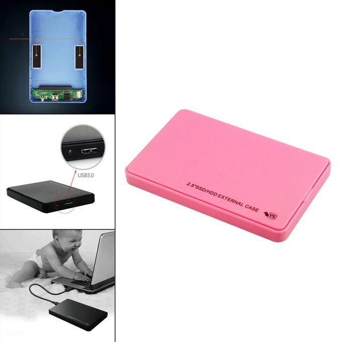 Laptop 4tb External Hard Drive Micro USB HDD Pink