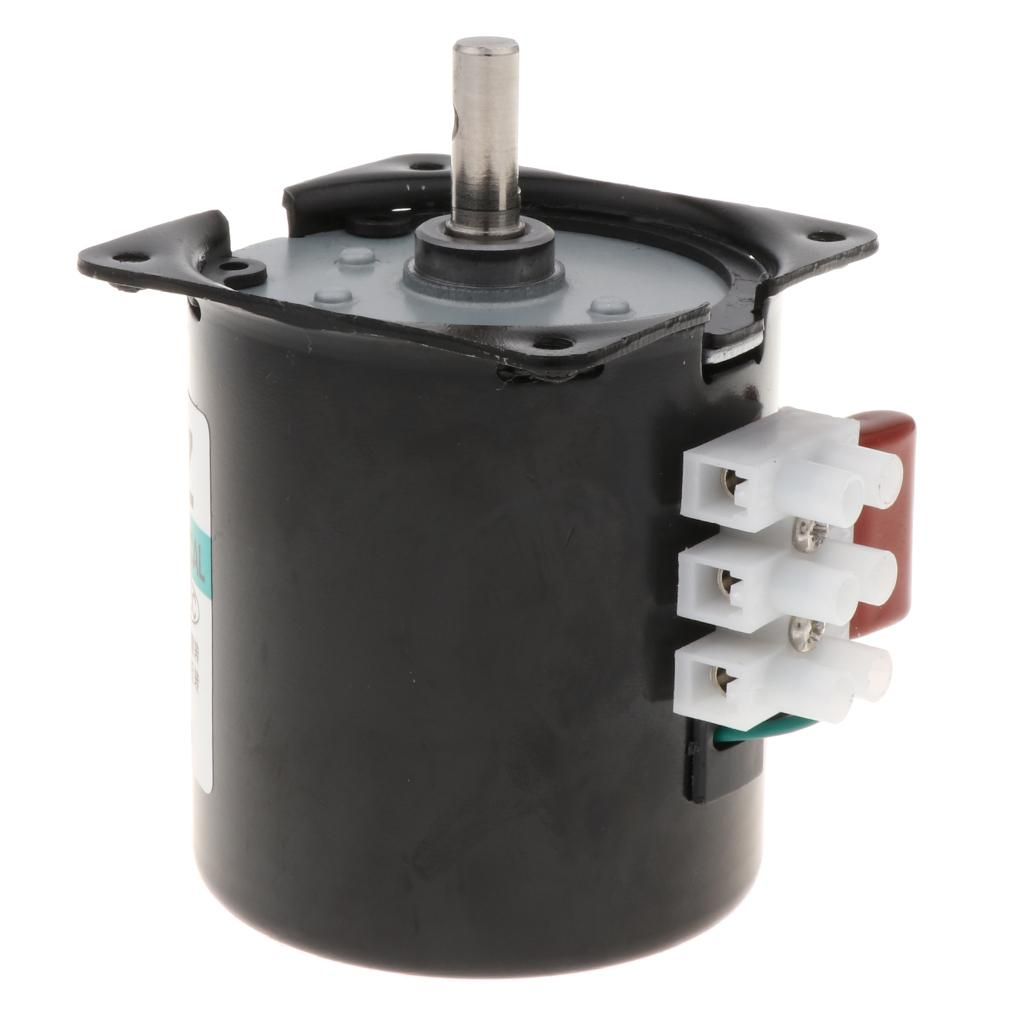 D Shaft Low Speed  220V 28W CW/CCW Permanent  Gear Motor