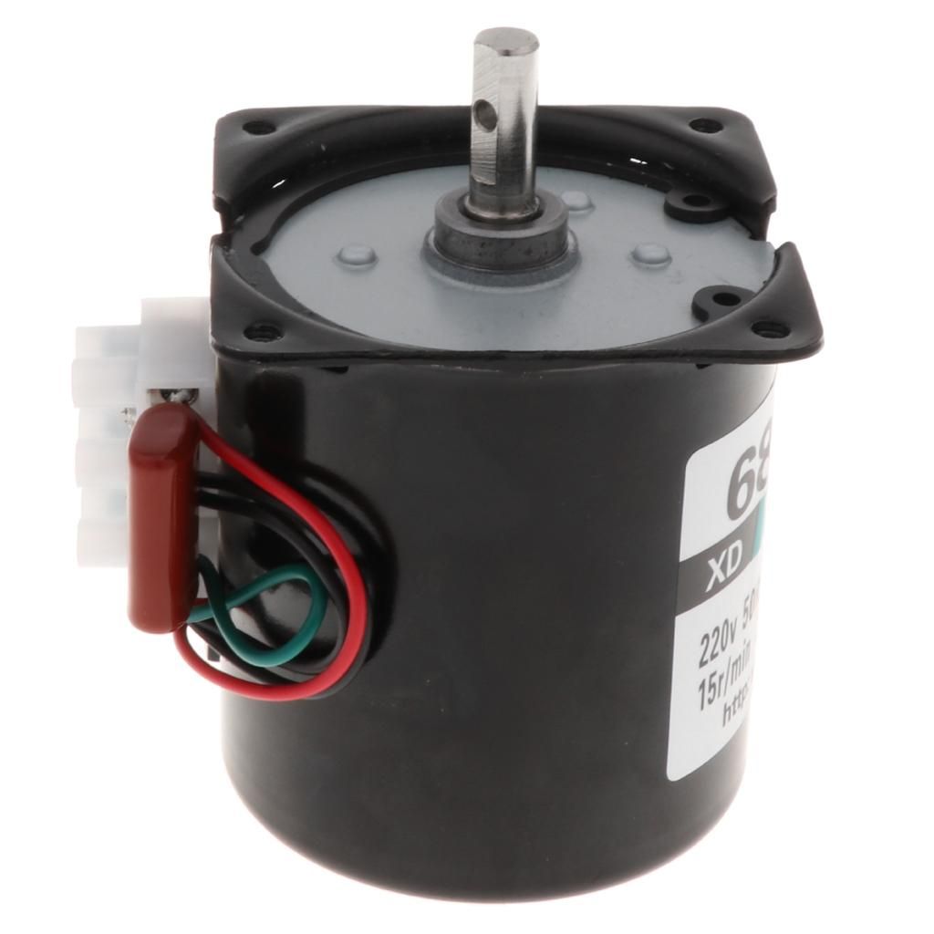 D Shaft Low Speed  220V 28W CW/CCW Permanent  Gear Motor
