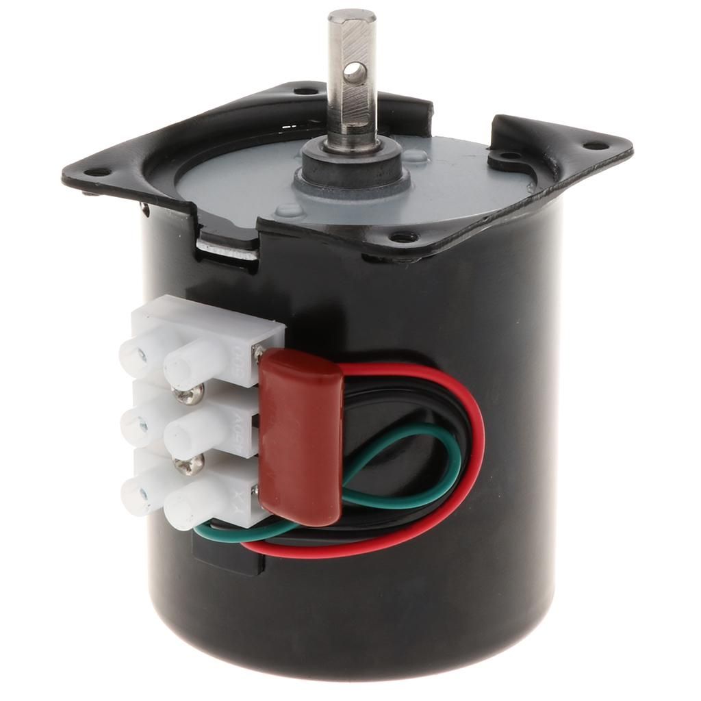 D Shaft Low Speed  220V 28W CW/CCW Permanent  Gear Motor