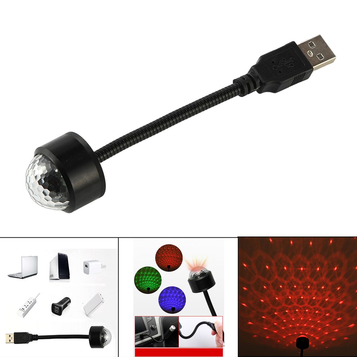 USB  Lights Flexible Plug And Play Multiple Color