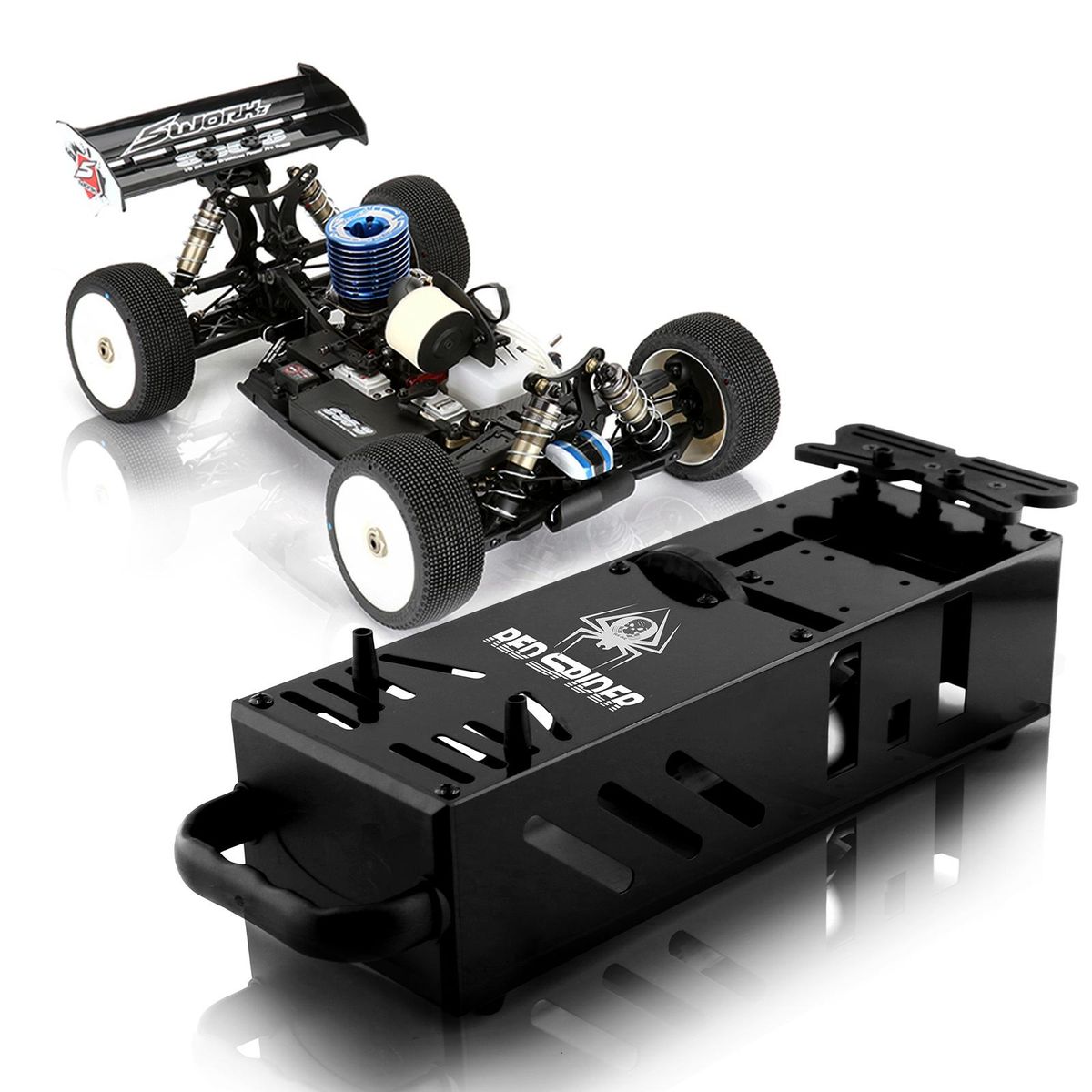 1/8 metal Starter Box for Remote Control Model Start tools Radio Control Nitro Engine Truck  truggy Hobby Option Parts