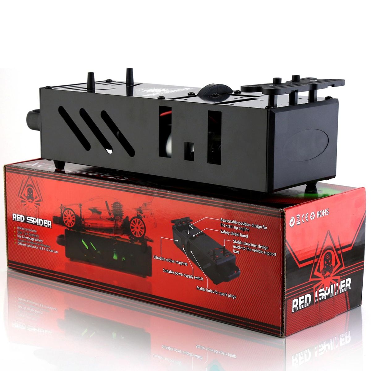 1/8 metal Starter Box for Remote Control Model Start tools Radio Control Nitro Engine Truck  truggy Hobby Option Parts