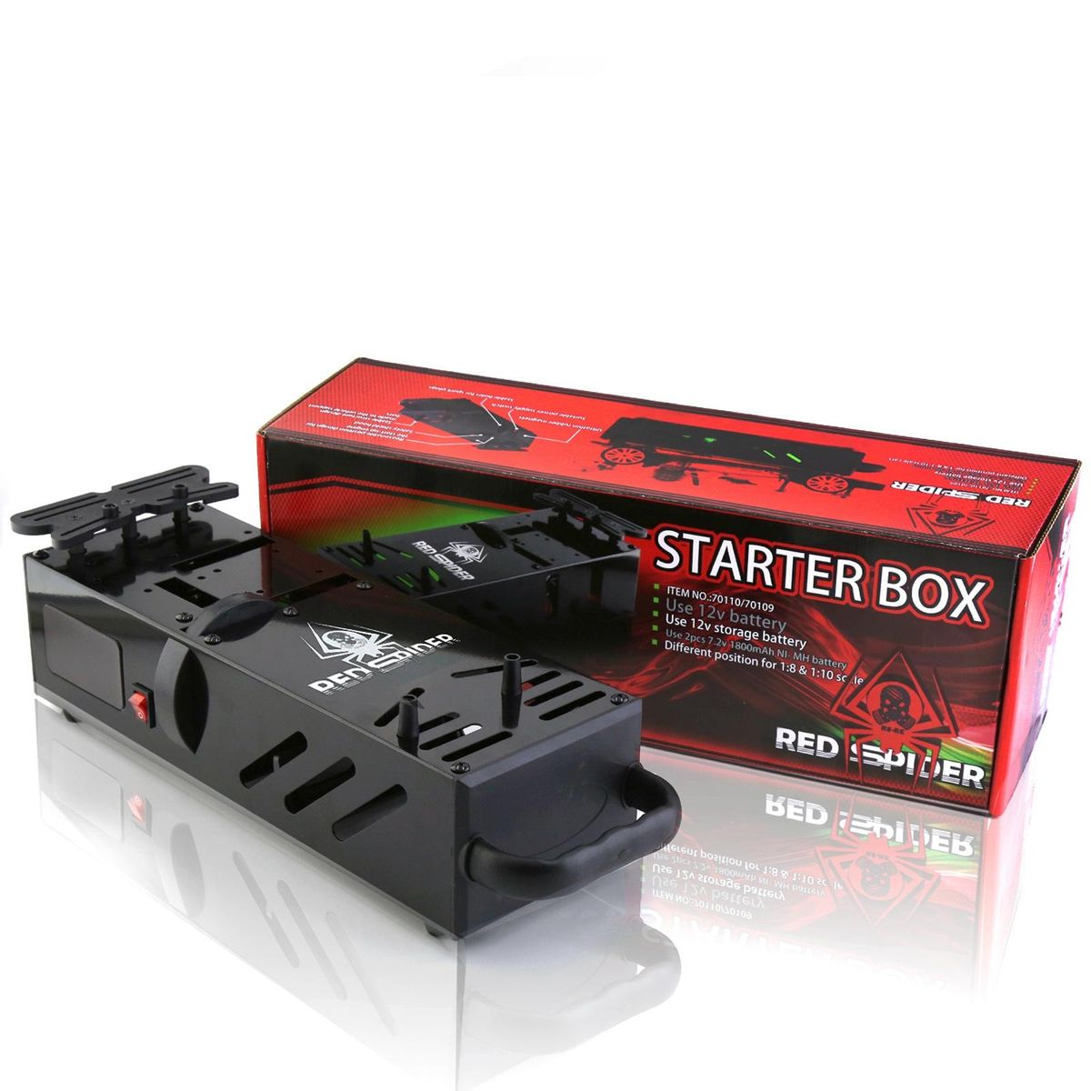 1/8 metal Starter Box for Remote Control Model Start tools Radio Control Nitro Engine Truck  truggy Hobby Option Parts