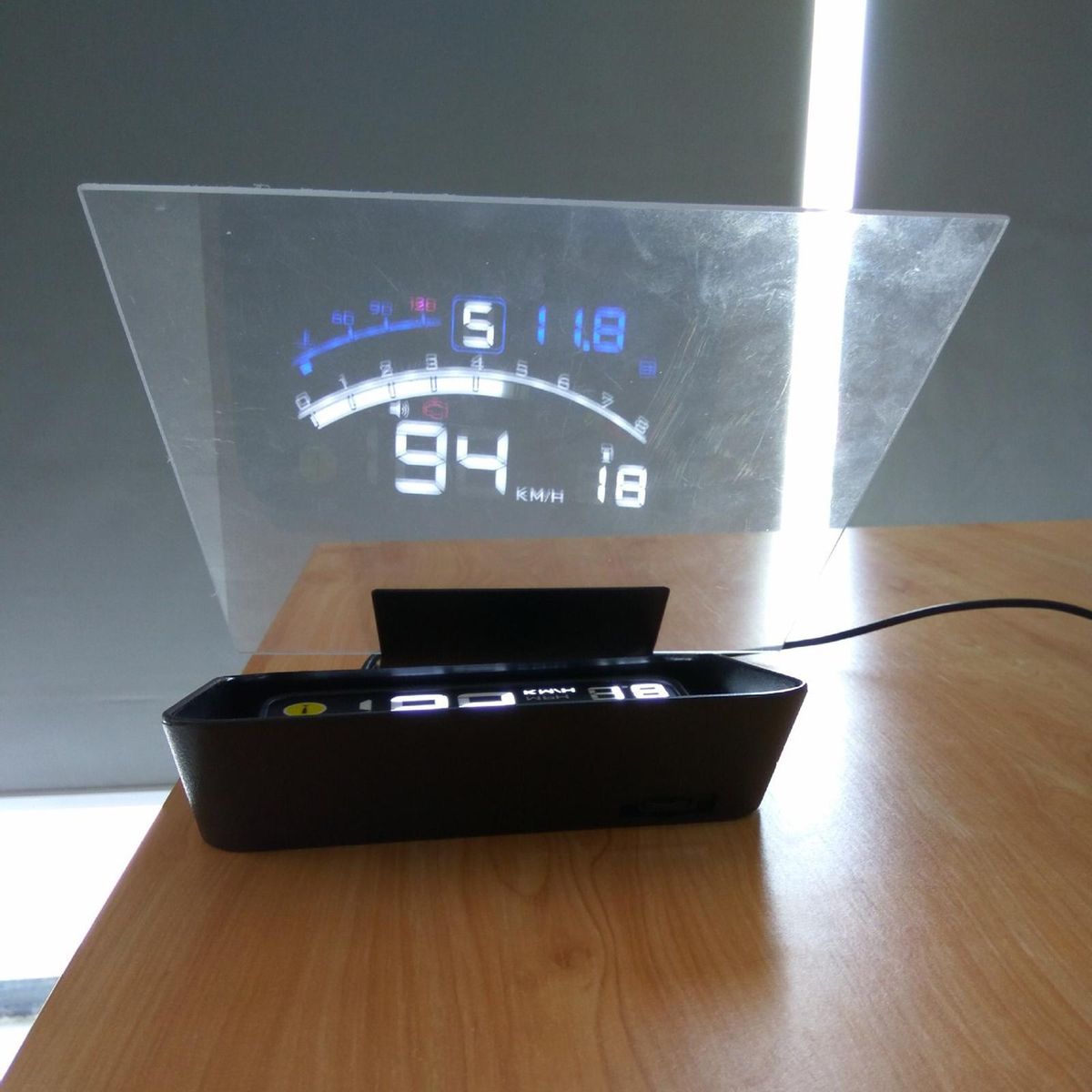 Car Digital Speedometer HUD  Display Windshield For Ash-4E